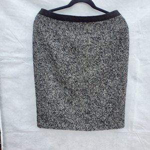 Boden tweed herringbone pencil skirt